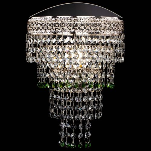 Бра Венеция Капель оптикон зеленая в Магнитогорске Гусь Хрустальный