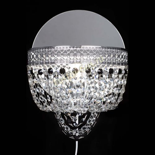 Бра Венеция оптикон черная в Магнитогорске Гусь Хрустальный