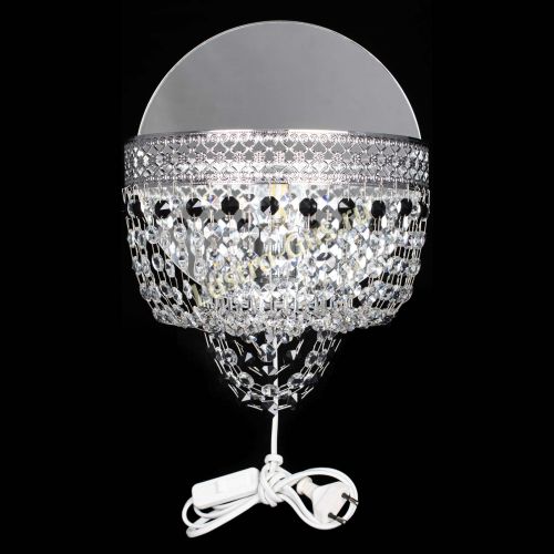 Бра Венеция оптикон черная в Магнитогорске Гусь Хрустальный