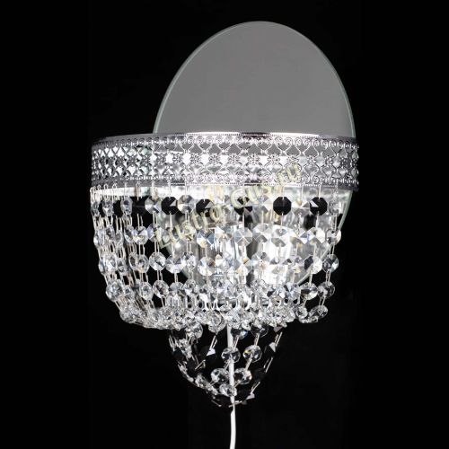 Бра Венеция оптикон черная в Магнитогорске Гусь Хрустальный