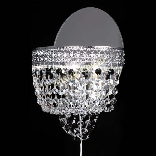 Бра Венеция оптикон черная в Магнитогорске Гусь Хрустальный