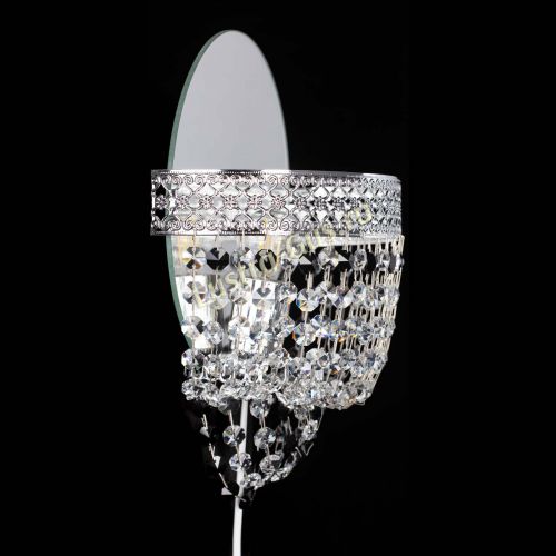 Бра Венеция оптикон черная в Магнитогорске Гусь Хрустальный