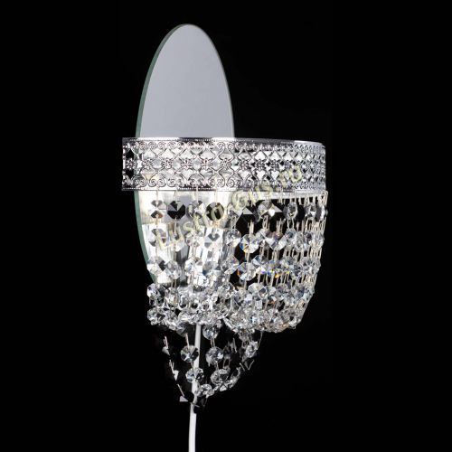 Бра Венеция оптикон черная в Магнитогорске Гусь Хрустальный