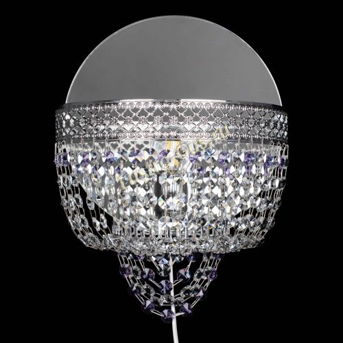Бра Венеция оптикон фиолетовая в Магнитогорске Гусь Хрустальный