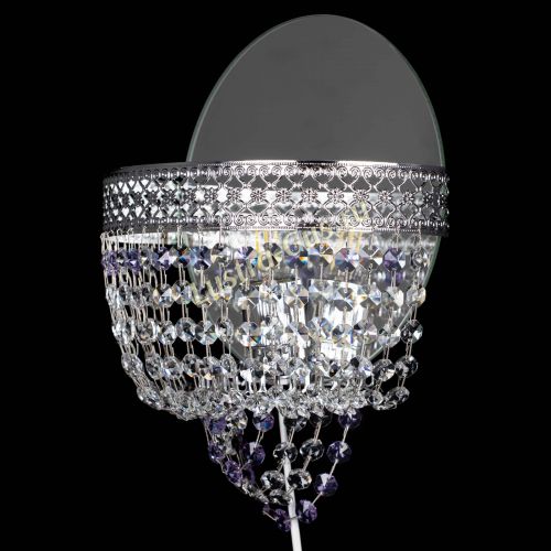 Бра Венеция оптикон фиолетовая в Магнитогорске Гусь Хрустальный