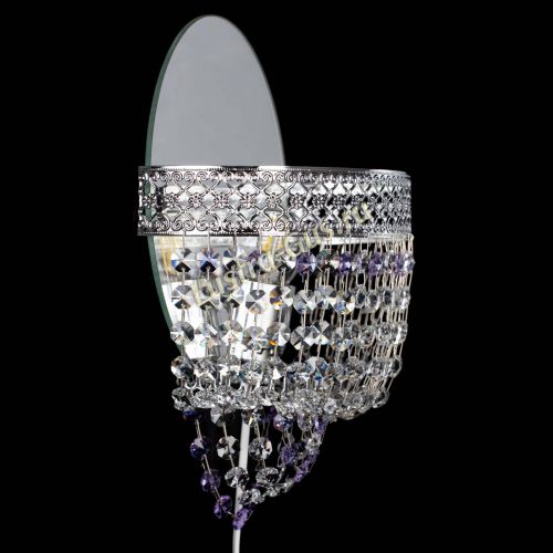 Бра Венеция оптикон фиолетовая в Магнитогорске Гусь Хрустальный