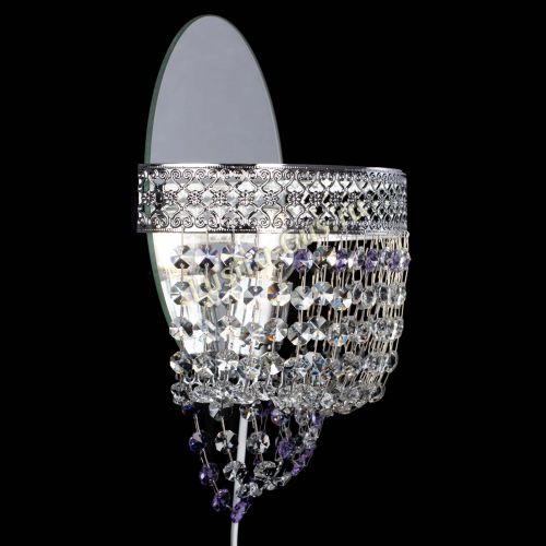 Бра Венеция оптикон фиолетовая в Магнитогорске Гусь Хрустальный