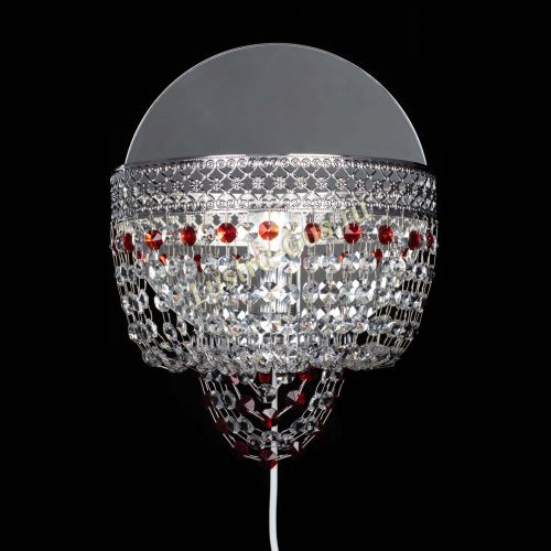 Бра Венеция оптикон красная в Магнитогорске Гусь Хрустальный