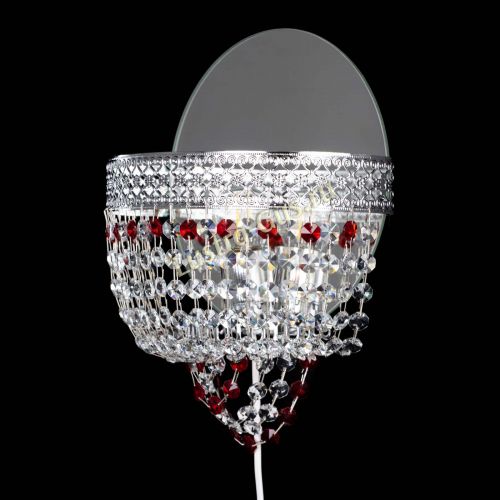 Бра Венеция оптикон красная в Магнитогорске Гусь Хрустальный