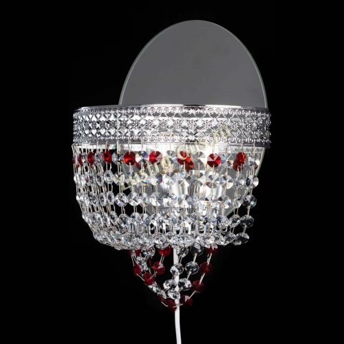 Бра Венеция оптикон красная в Магнитогорске Гусь Хрустальный
