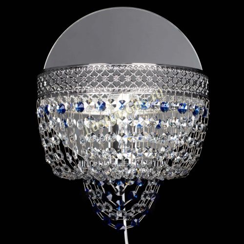 Бра Венеция оптикон синяя в Магнитогорске Гусь Хрустальный