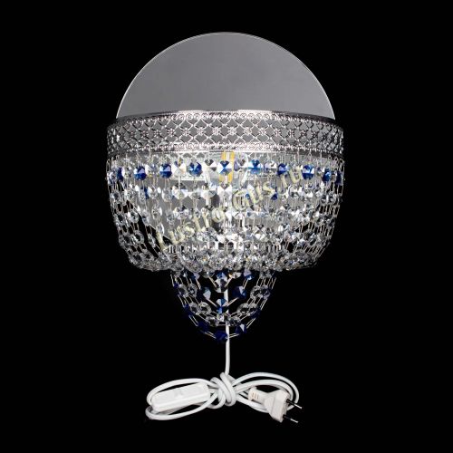 Бра Венеция оптикон синяя в Магнитогорске Гусь Хрустальный