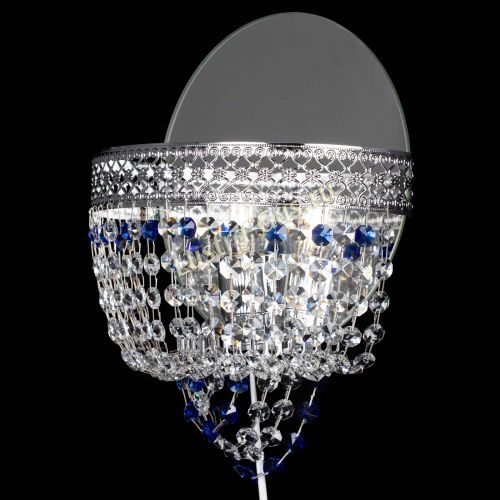 Бра Венеция оптикон синяя в Магнитогорске Гусь Хрустальный