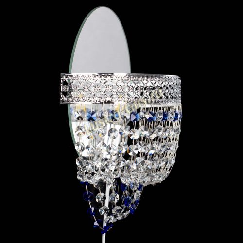Бра Венеция оптикон синяя в Магнитогорске Гусь Хрустальный
