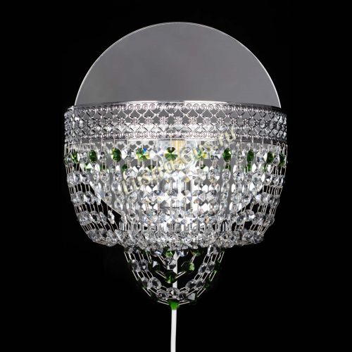 Бра Венеция оптикон зеленая в Магнитогорске Гусь Хрустальный