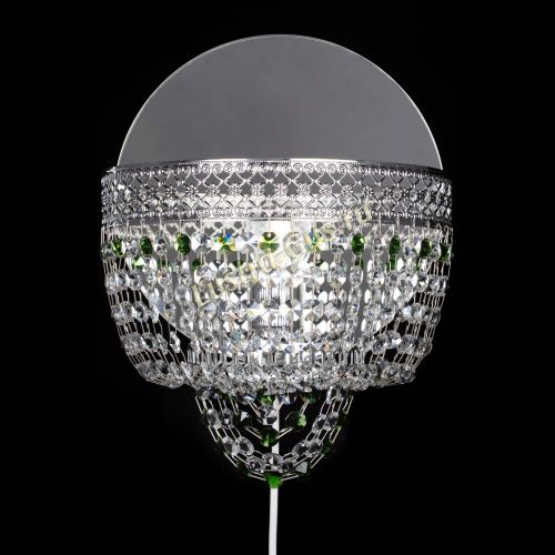 Бра Венеция оптикон зеленая в Магнитогорске Гусь Хрустальный