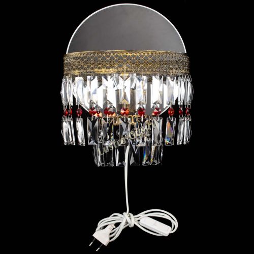 Бра Венеция Пластинка под бронзу Красная в Магнитогорске Гусь Хрустальный