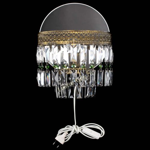 Бра Венеция Пластинка под бронзу Зеленая в Магнитогорске Гусь Хрустальный