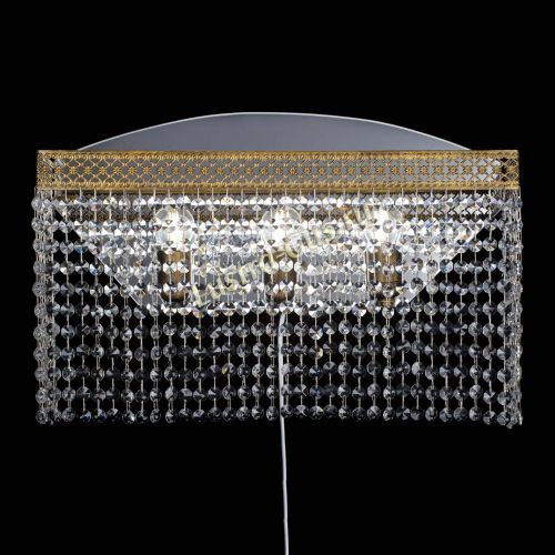 Бра Венеция Прямоугольник оптикон под бронзу в Магнитогорске Гусь Хрустальный