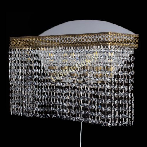 Бра Венеция Прямоугольник оптикон под бронзу в Магнитогорске Гусь Хрустальный