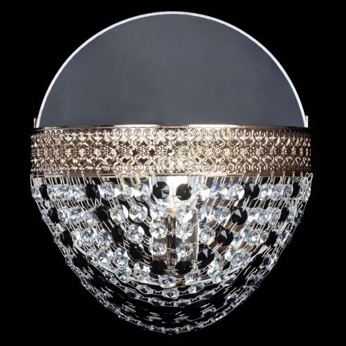 Бра Венеция Сетка черная в Магнитогорске Гусь Хрустальный