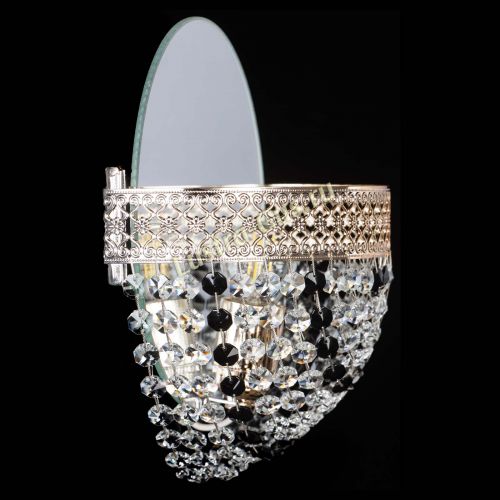 Бра Венеция Сетка черная в Магнитогорске Гусь Хрустальный