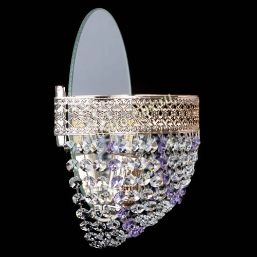 Бра Венеция Сетка фиолетовая в Магнитогорске Гусь Хрустальный