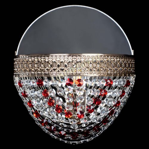 Бра Венеция Сетка красная в Магнитогорске Гусь Хрустальный