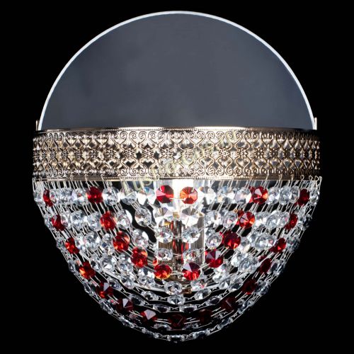 Бра Венеция Сетка красная в Магнитогорске Гусь Хрустальный