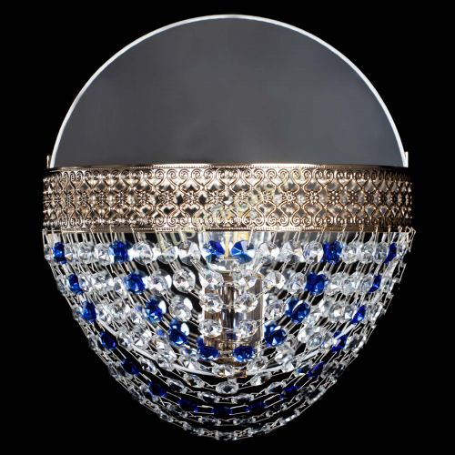 Бра Венеция Сетка синяя в Магнитогорске Гусь Хрустальный