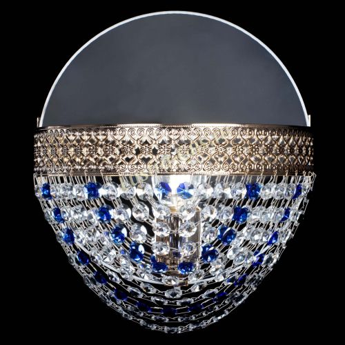 Бра Венеция Сетка синяя в Магнитогорске Гусь Хрустальный