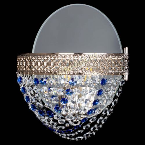 Бра Венеция Сетка синяя в Магнитогорске Гусь Хрустальный