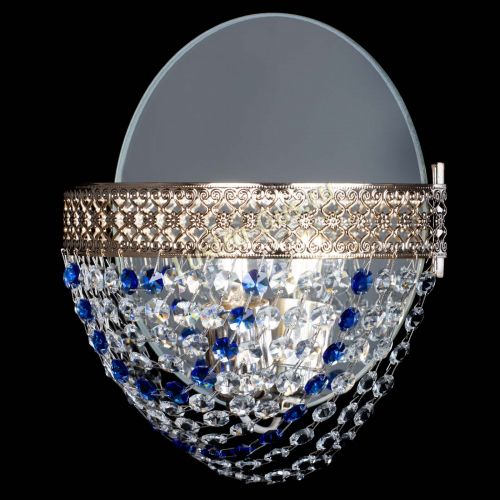 Бра Венеция Сетка синяя в Магнитогорске Гусь Хрустальный