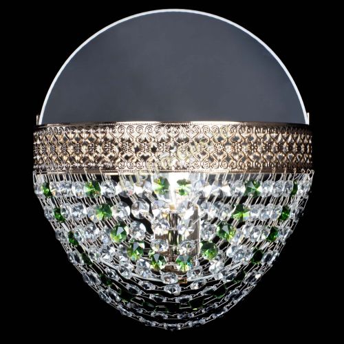 Бра Венеция Сетка зеленая в Магнитогорске Гусь Хрустальный