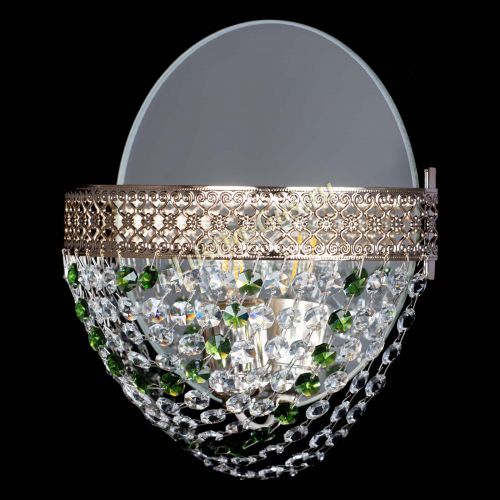 Бра Венеция Сетка зеленая в Магнитогорске Гусь Хрустальный