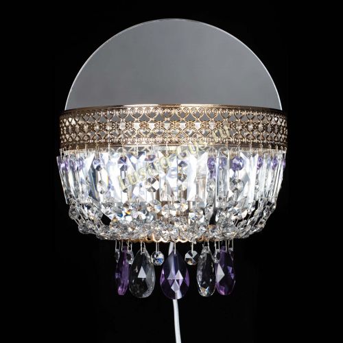 Бра Венеция фиолетовая в Магнитогорске Гусь Хрустальный