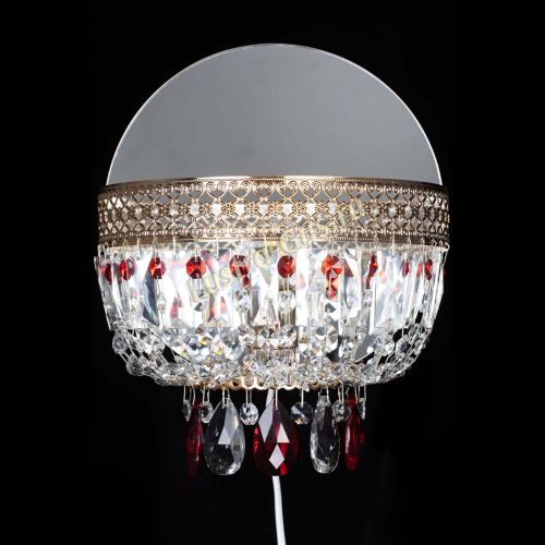 Бра Венеция красная в Магнитогорске Гусь Хрустальный