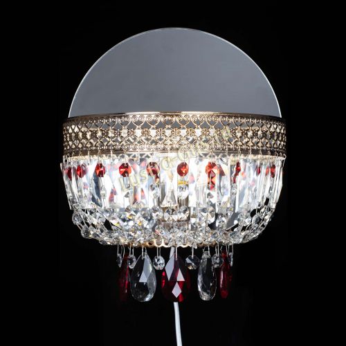 Бра Венеция красная в Магнитогорске Гусь Хрустальный