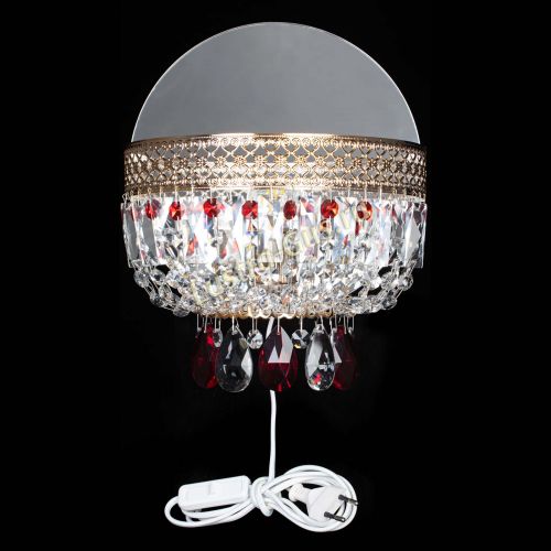 Бра Венеция красная в Магнитогорске Гусь Хрустальный