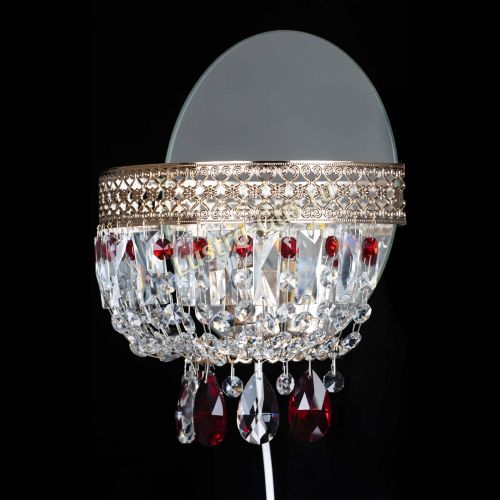 Бра Венеция красная в Магнитогорске Гусь Хрустальный