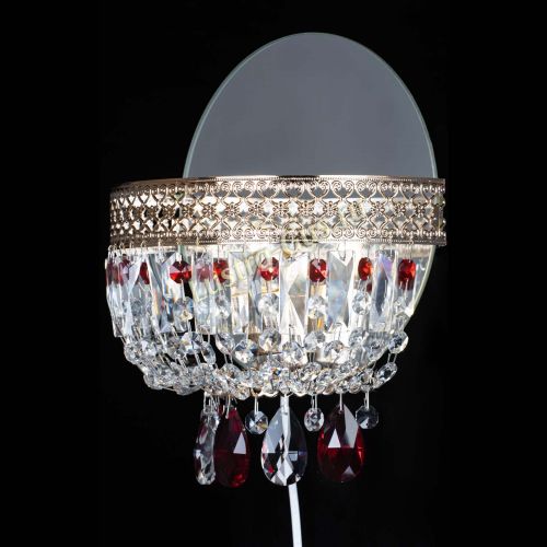 Бра Венеция красная в Магнитогорске Гусь Хрустальный