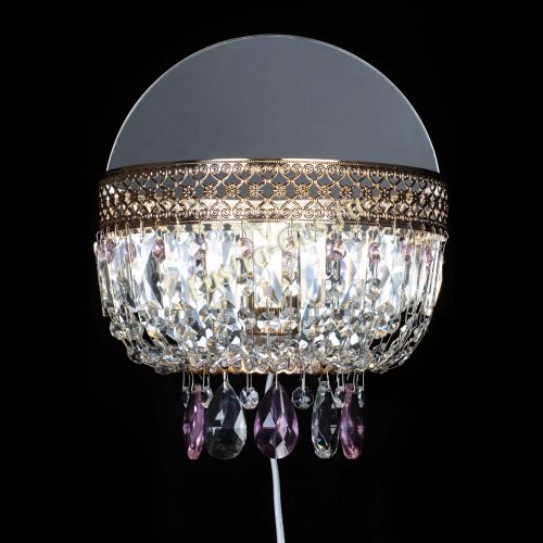 Бра Венеция розовая в Магнитогорске Гусь Хрустальный