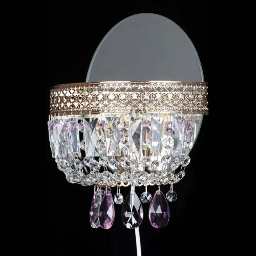 Бра Венеция розовая в Магнитогорске Гусь Хрустальный