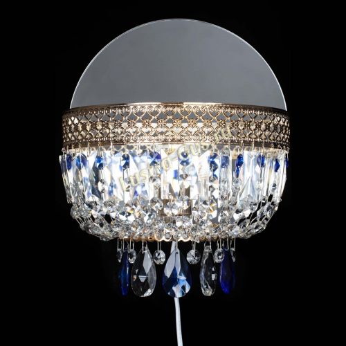 Бра Венеция синяя в Магнитогорске Гусь Хрустальный