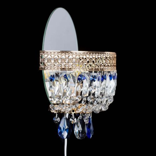 Бра Венеция синяя в Магнитогорске Гусь Хрустальный