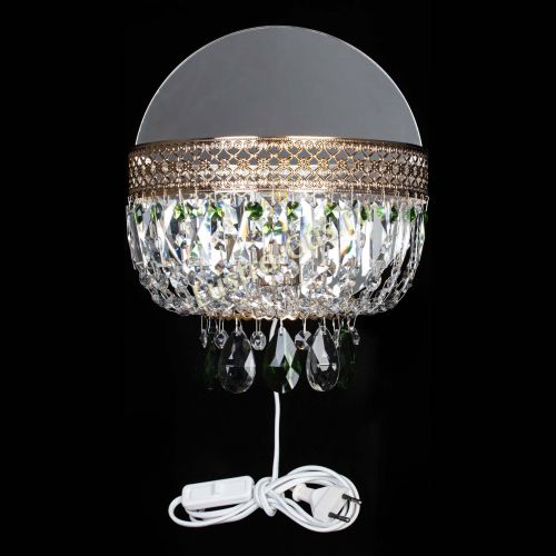 Бра Венеция зеленая в Магнитогорске Гусь Хрустальный