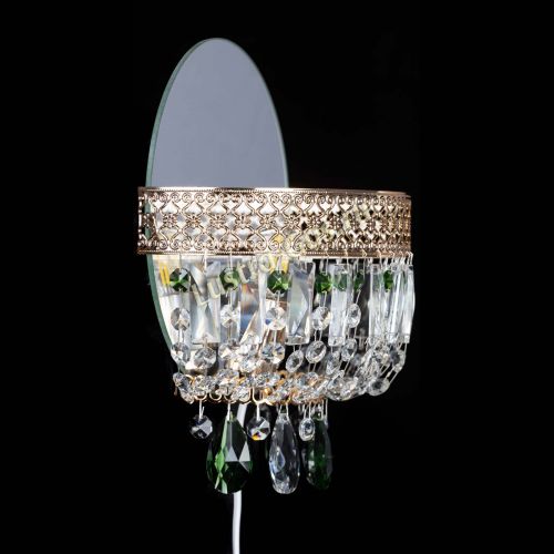 Бра Венеция зеленая в Магнитогорске Гусь Хрустальный