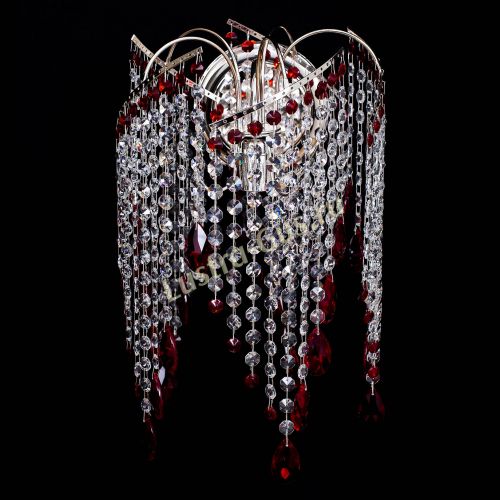 Бра Виноград №4 красная в Магнитогорске Гусь Хрустальный