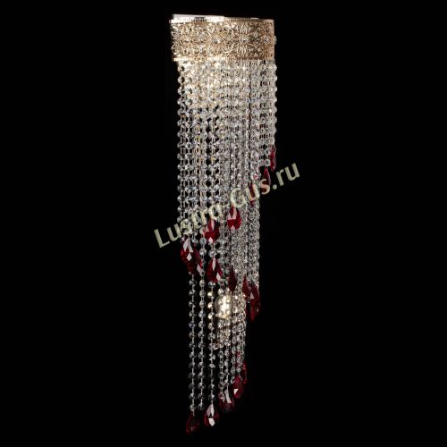 Бра Восток каскад №2 красная в Магнитогорске Гусь Хрустальный