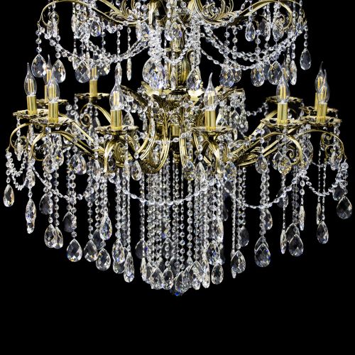 Люстра бронзовая Афина №21 в Магнитогорске Гусь Хрустальный